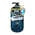 [MURO] Men’s Anti-V Foot Shampoo Blue Pheromone 510ml - Eliminates Foot Odor, Removes Dead Skin, Cooling Menthol & AHA for Daily Care - Made in Korea